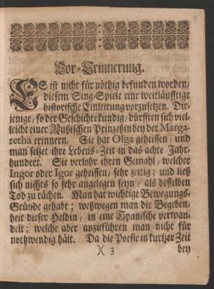 Vor-Erinnerung