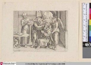 [Tobits Heilung; The anointing of Tobit's eyes]