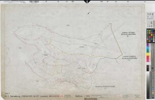 Schönholthausen (Finnentrop), Flurbereinigung Rönkhausen, Bl. 3 Zuteilungskarte Lenhausen Flur 3
