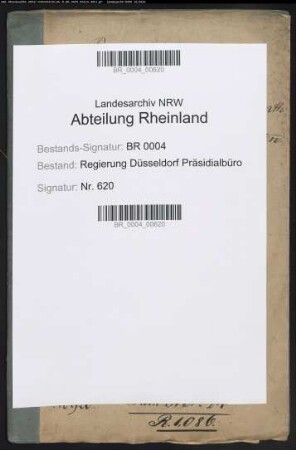Die nachgeordneten Beamten des Landratsamtes Elberfeld