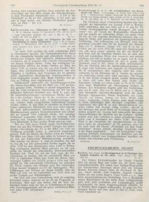 350 [Rezension] Beekenkamp, W. H., De avondmaalsleer van Berengarius van Tours