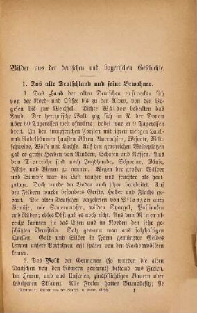 Bilder aus der deutschen und bayerischen Geschichte