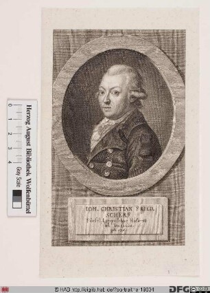 Bildnis Johann Christian Friedrich Scherf