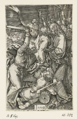 Gefangennahme Christi, Blatt 2 der Folge "Passion"