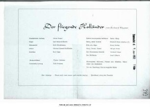 Der fliegende Holländer