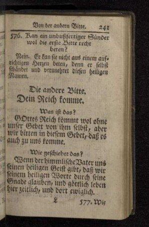 Die andere Bitte. Dein Reich komme.
