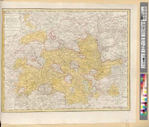 Mappa Geographica exhibens Principatum Brandenburgico Onolsbacensem : una cum finitimis Regionibus Terrisque