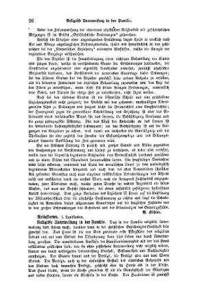 Religiöse Unterweisung in der Familie