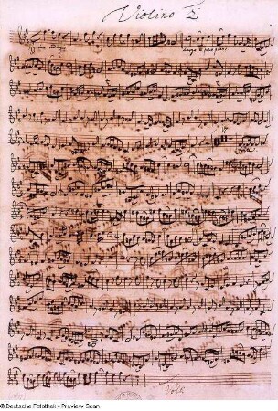 Stimmensatz: Kyrie eleison I (T. 1-103), Violine I