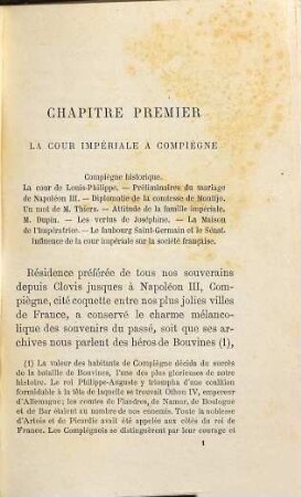 La cour impériale à Compiègne : Sylvanecte. Souvenirs contemporains