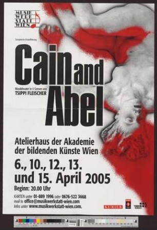 Cain and Abel : Musiktheater in 5 Szenen von Tsippi Fleischer