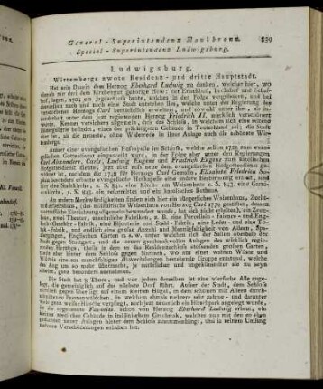 Special-Superintendenz Ludwigsburg.