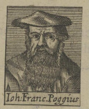 Bildnis des Iohannes Franciscus Poggius