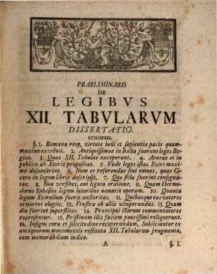 Leges XII tabularum suis quotquot reperiri potuerunt fragmentis restitutae, et observationibus critico-antiquariis illustratae