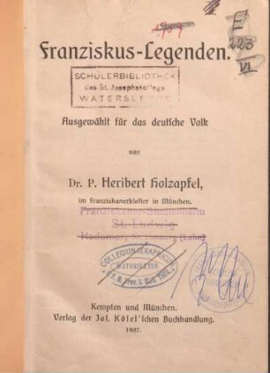 Franziskus-Legenden