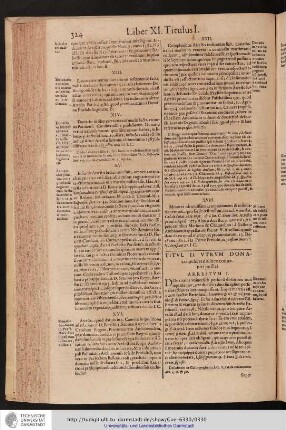 Liber XI. Titulus II.