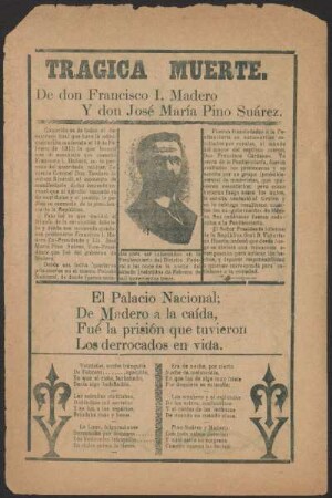 Tragica muerte de Don Francisco I. Madero y Don José María Pino Suárez