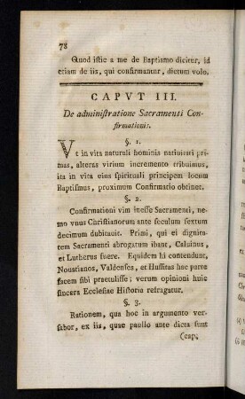 78-109, Caput III.