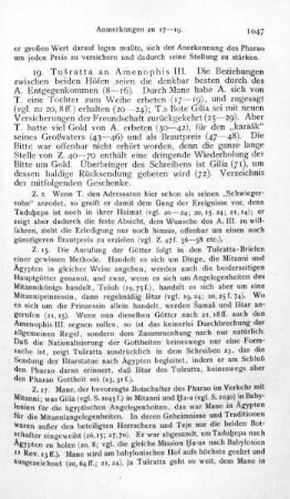 19. Tušratta an Amenophis III.