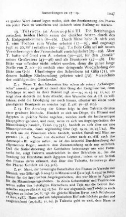 19. Tušratta an Amenophis III.