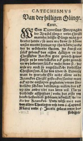 Van der hilligen Olinge.