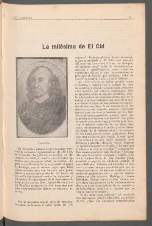 La milésima de El Cid