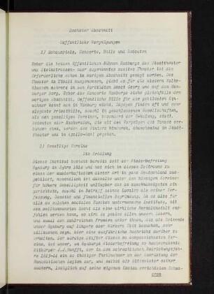 Sechster Abschnitt Oeffentliche Vergnügungen