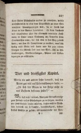 Vier und dreissigstes Kapitel. - Sechs und dreissigstes Kapitel.