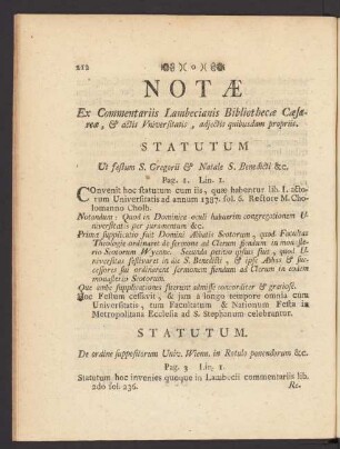 Notae Ex Commentariis Lambecianis Bibliothecae ...