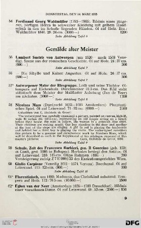 Gemälde Alter Meister (Nr. 55-83)