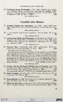 Gemälde Alter Meister (Nr. 55-83)