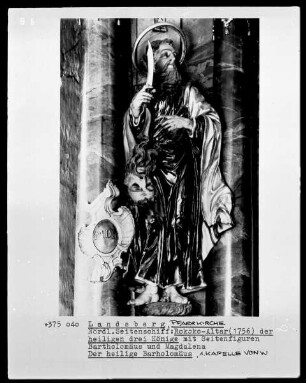 Der heilige Bartholomäus vom Dreikönigsaltar der Schuhmacher