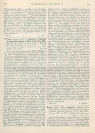 601-602 [Rezension] Reissinger, K. (Hrsg.), Monumenta Germaniae Paedagogica. Bd. XLVII: Dokumente zur Geschichte der humanistischen Schulen im Gebiet der Bayerischen Pfalz. 1. Bd