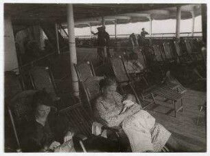 Auf dem Passagierschiff "Europa"
