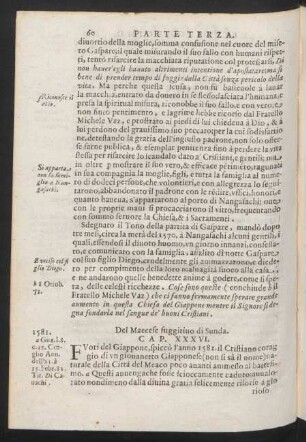 Cap. XXXVI. Del Maecese fuggitivo di Sunda