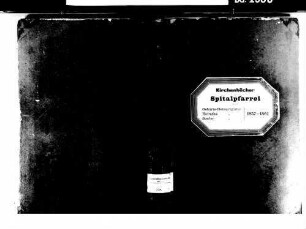 Konstanz KN; Katholische Gemeinde: Spitalpfarrei, Standesbuch 1857-1864