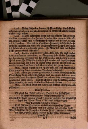Suite Des Mazarinischen Reverence
