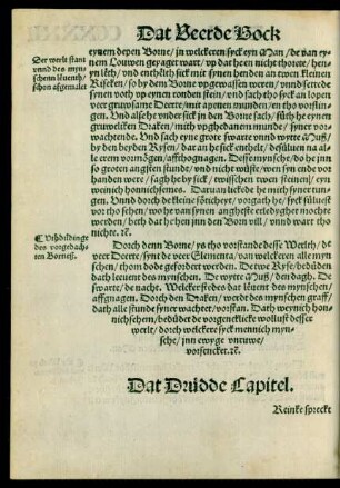 Dat Drüdde Capitel.