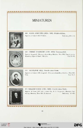 Miniaturen (Nr. 168-180)