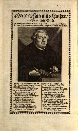Doctor Martinus Luther, ein Diener Jesu Christi
