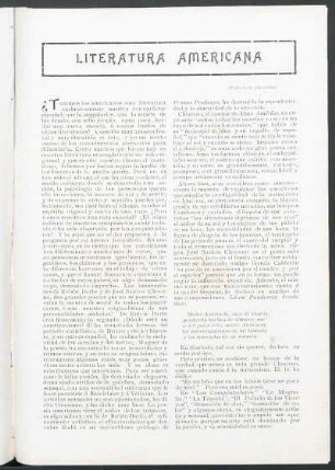 Literatura americana