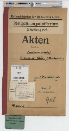 Rechtsstreit Vatter gegen Reichsfiskus