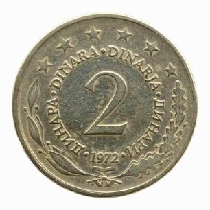 2 Dinar 1972
