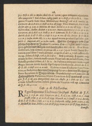 Cap.4. de Electoribus.
