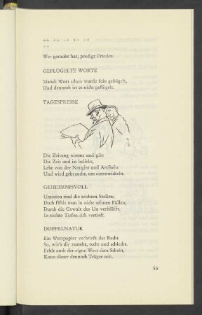 Wer geraubt hat, predigt Frieden