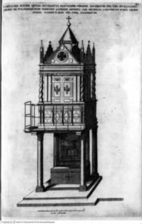 Basilicae S. Mariae Maioris de urbe a Liberio papa I usque ad Paulum V. Pont. Max., Taf. 83: Rom, S. Maria Maggiore, Altarziborium