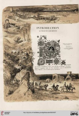 Introduction au voyage de l'Asie Mineure