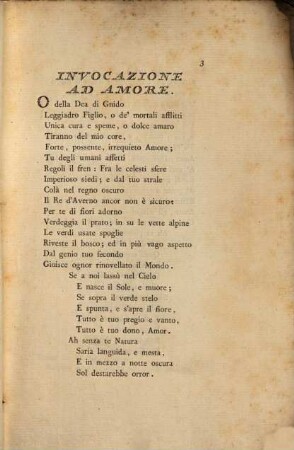 Gli amori : Cantate 13