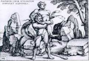 Herkules tötet Antäus - aus der Folge "Die Taten des Herkules"