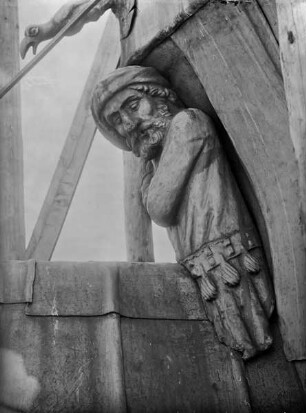 Ehemaliger Dachreiter: Mann mit Turban